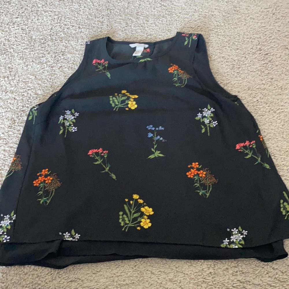 H&M Floral Tank size 14